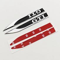 BRZ1 VOLKSWAGEN VW GTI Automobilio lipdukas su logotipu GTI Šoninis sparnas Buferio juostelė Ženklelis Emblema Volkswagen VW GTI Golf 4 5 6 7 M im2 6a