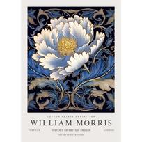 Neutralus William Morris drugelio augalo meno retro meno kūrinys plakatai spaudiniai drobės tapyba sienos meno paveikslas svetainė namų dekoras 50x75cm No Frame