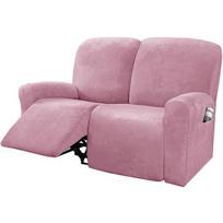 Velvet Lazy Boy Recliner Sofa Cover Stretch Recliner High High-grade Sofa Slipcover For Living Room Recliner Sofa gray