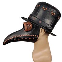Steampunk Plague Doctor Crow Beak Mask for Halloween