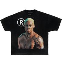 Dennis Rodman Freedom Boxy Vintage Shirt Streetwear Y2K Graphic Basketball Tee Unisex T-Shirt L black