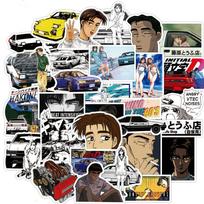 10 30 50Pcs Initial D Stickers Laptop Diy Fridge Guitar Luggage Skateboard Phone Car Bike Waterproof Graffiti Sticker Kid Toys