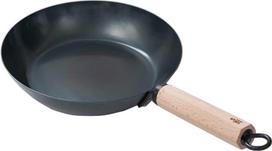 Fujita Metals Lengva geležinė keptuvė, kurią moterims lengva 26 cm Keptuvė dienoms, kai nesijaučiate IH Bukmedžio rankena, (storio gray