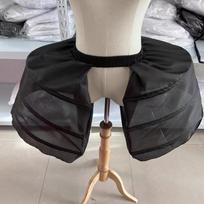Barokinis apatinis sijonas Vintažinė vestuvinė suknelė Suknelės Vestuvės Viktorijos laikų One Size black
