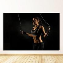 Kultūrizmas Raumenys Menas Piešimas Retro plakatas Siena Namų dekoras Įvairios animacinių filmų formos Sportas 50cm×70cm NoFrame black