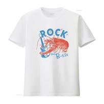 The B52s Rock Lobster Boxy Oversize T Shirt For Music Lovers Vintage Breathable Fashion Casual Streetwear M white