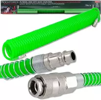 Rockforce ROCKFORCE SPIRALINĖ žarna su GREITAISIAIS JUNGIKLIAIS 8 mm x 15 m