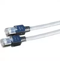 Secomp Krosinis kabelis DTWYLER Cat.5e (D klasė) S/UTP, su žarnos tipo PVC apsauga CU 5502, Hirose TM11 jungtis, pilkos spalvos, 2 m