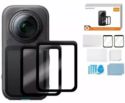 SunnyLife 2x Grūdinto stiklo ekrano apsauga, skirta Insta360 X6 / X 6 / 2 vnt. rinkinys / Ist-bhm277-2 (SB12324)