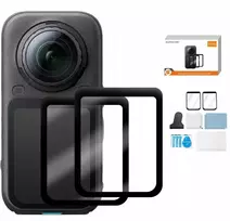 SunnyLife 2x Apsauginis ekrano dangtelis Pet plėvelė LED ekrano apsauga Insta360 X6 / X 6 / 2 vnt. rinkinys / Ist-bhm281-2 (SB12322)