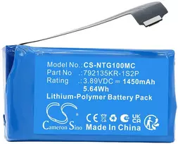 Akumuliatorius Cameron Sino 792135kr-1s2p tipo baterija, skirta Insta360 Go Ultra Go Ultra 4k 4 K / Cs-ntg100mc (SB12346)