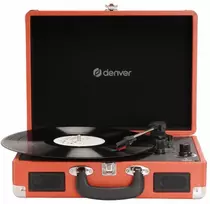 Gramofonas Denver VPL-120 su USB įrašymui į PC raudonas/Pažeista pakuotė (VPL-120RED/UO)