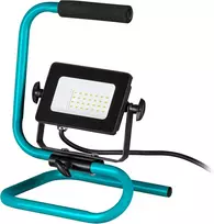 Eglo Led statybinis prožektorius, nešiojamas darbo šviestuvas iš aliuminio ir plastiko, darbo šviestuvas turkio ir juodos spalvos, pasukama dirbtuvių lempa, Ip65, neutrali balta, 2000 lm