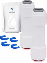 2 x 1/4" atbuliniai vožtuvai vandens filtrams ir šaldytuvams