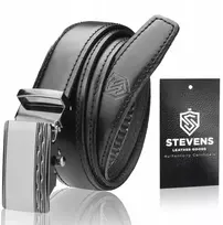 Odinė vyriška automatinė diržas Stevens 110cm 5c Q3