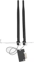 Wi-fi kortelė Pcie belaidžio Wi-fi tinklo adapterio kortelė stacionariam kompiuteriui Windows 8/10/11, 2.4g 5g 867mbps dviejų dažnių 5g tinklo kortelė (nuimama antena)