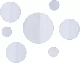 Elements apvalus sieninis veidrodis, 7 dalių rinkinys, įvairių dydžių