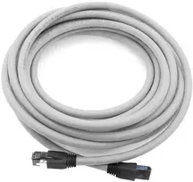 1conn 2 m cat8 gigabitinis eterneto tinklo kabelis 40gb s ftp lszh cat 8 duomenų kabelis rj45 pilkas - 10 vnt. pakuotė 2 m