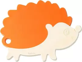 Kibbidea vaikiška pjaustymo lentelė, pjaustymo lenta, plastikinis, mini, mielas, pjaustymo lentos virtuvei, virtuvės lentos, pusryčių lenta (oranžinė)