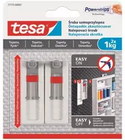 Tesa Powerstrips reguliuojamas lipnus varžtas tinkui ir tapetams, 2 vnt. 1
