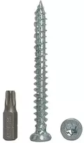 Marcopol Cinkuoti Varžtai 7.5x72mm Torx Plokščia Galvute (20 vnt.)