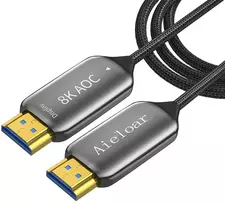 Aieloar Hdmi šviesolaidinis kabelis 50 m, Hdmi optinis kabelis 2.1 8k/60hz 48gbps didelio greičio Uhd šviesolaidinis Hdmi kabelis