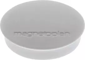 Magnetoplan 1664201 Discofix apvalus magnetas, standartinis, pilkas