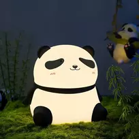 Naktinė lemputė - Panda, vaikiška naktinė lemputė maitinama baterijomis