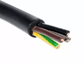 Elektrokabel Nyy-j/o Yky 4x6 mm² kabelis energetyczny ziemny 0,6/1kv, 1m