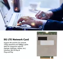 5g lte tinklo plokštė m.2 s3 key b 1gbps downlink 75mbps uplink stabili 4g lte modulis nešiojamam kompiuteriui stacionariam kompiuteriui plug and play lte fdd, lte tdd, wcdma, 10