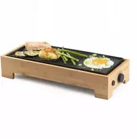 Domo Do9270g Elektrinis grilis Plancha 1000w 36cm Bamboo