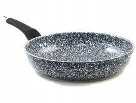 Didelė keraminė granitinė keptuvė dujinė indukcinė 28 cm