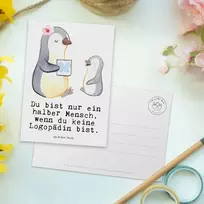 Atvirukas "logopedas Širdis" - Dovanų idėja kolegai