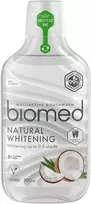 Biomed superwhite balinamasis burnos skalavimo skystis nuo blogo burnos kvapo - be fluorido ir 99% natūralus burnos skalavimo skystis, 500 ml