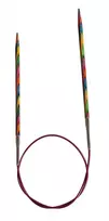 Knitpro 80 cm x 2.75 mm Symfonie fiksuoti apvalūs virbalai, įvairiaspalviai