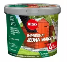 Altax Impregnantas medienai Sodo Vienas Sluoksnis 4,5l Žalias dažai