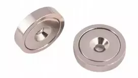 1x neodiminis magnetinis laikiklis A75l griebtuvas su skyle varžtui
