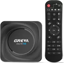 Vaizdo grotuvas Greva Android Tv Box 11.0, Android dėžutė 8gb Ram 64gb Rom Dual Band Wifi 2.4g/5.8g su Bt 4.0 Tv dėžutės palaikymu 3d 4k 6k 8k Usb 2.0 su nuotolinio valdymo pulteliu