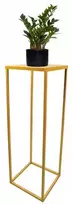 Framado Metalinis stovas gėlėms Loft aukso spalvos 60cm