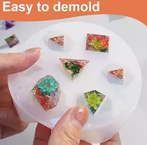 Dnd kauliukų rinkinys, silikoninis liejimo forma, 7 formų silikoninė liejimo forma, Dnd kauliukai, silikoninė liejimo forma dervai, poliedrinių kauliukų rinkinys stalo žaidimų vaidmenų žaidimams
