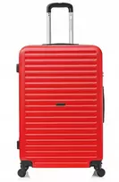 Vip Collection kelioninis lagaminas Abs 24" Raudona Ateny 3,8kg 66l nuimami ratukai