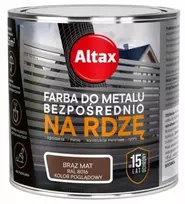 Altax dažai metalui ant rūdžių 0,25l rudos spalvos matinis ral 8016