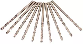 10 dalių M35 Hss kobalto grąžtų rinkinys, 3 mm metalo spiralinių grąžtų rinkinys, rankinių spiralinių grąžtų rinkinys, įrankių geležies grąžtų rinkinys, skirtas gręžti nerūdijantį plieną, aliuminį, kietą plastiką ir medieną (2,5 mm)