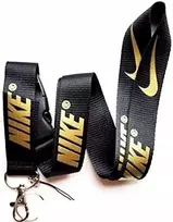 Natec Nike raktų pakabukas telefonui, raktams didelis logo juodas auksinis juodas auksinis