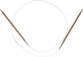 Chiao Goo Bambukiniai apvalūs mezgimo virbalai 32'-dydis 10.5/6.5mm