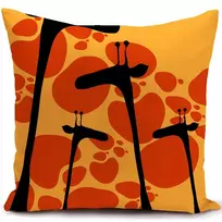 Huashuzi pagalvės užvalkalas 40x40cm African Giraffa dekoracija
