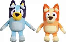 Bluey ir Bingo 2 vnt. pliušiniai žaislai, 20 cm