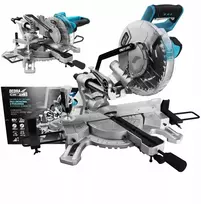 Dedra akumuliatorinis skersinio pjovimo staklės su pastūma 18v 210mm