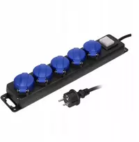 Orno Vonios kambario virtuvės Ip44 prailgintuvas dirbtuvėms 3m 3x1,5mm² 3680w