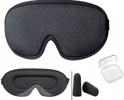 3d miego kaukė-raištis akims, užtemdanti, 100% užtemimas, patogi